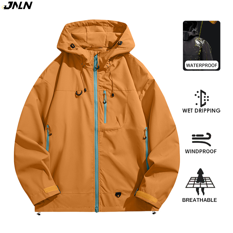 Outdoor Sport Windbreaker - JNLN Men's Women's Waterproof Hiking Jacket