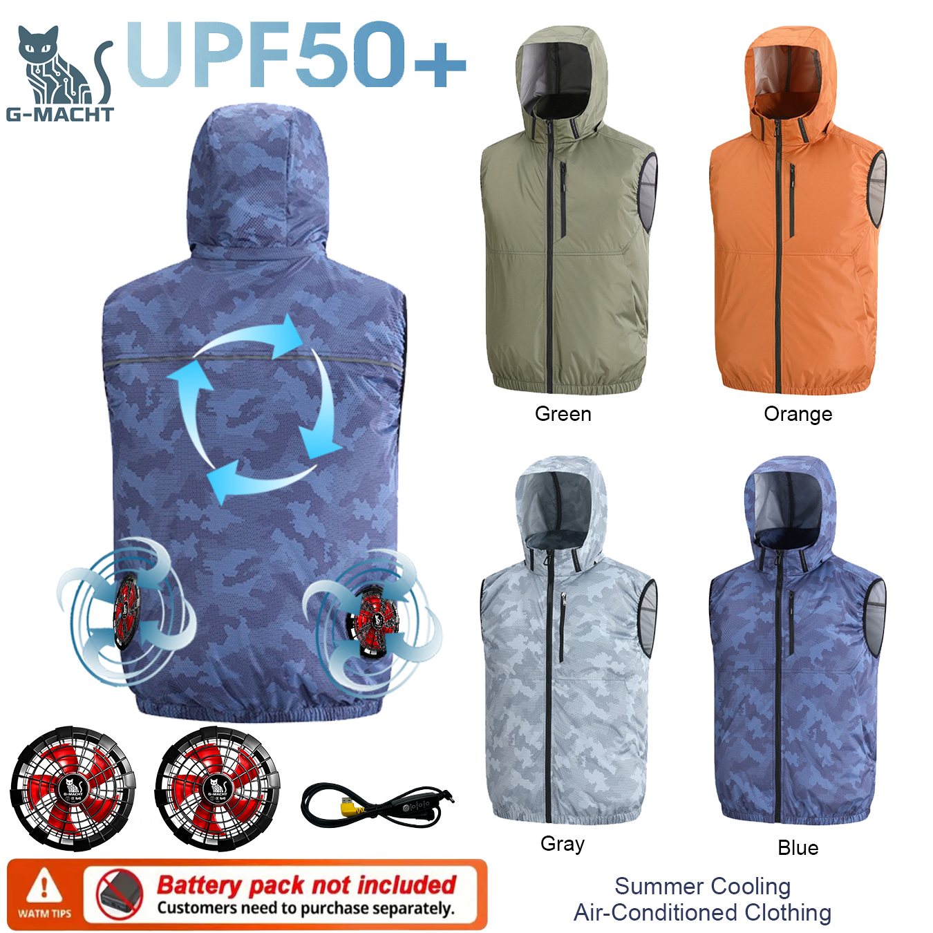 Summer Sport 12V/5V Fan Air Co - đánh giá và giá Outdoor Sport Windbreaker