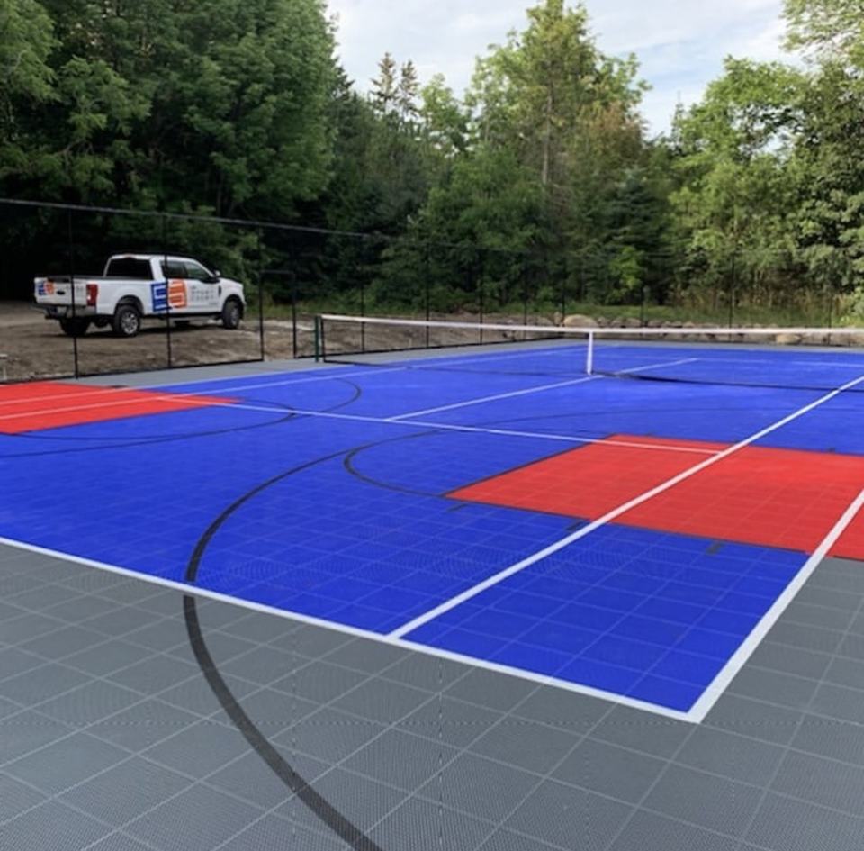 Eco-Friendly Plastic Custom Lo - đánh giá và giá Outdoor Sport Court Tiles